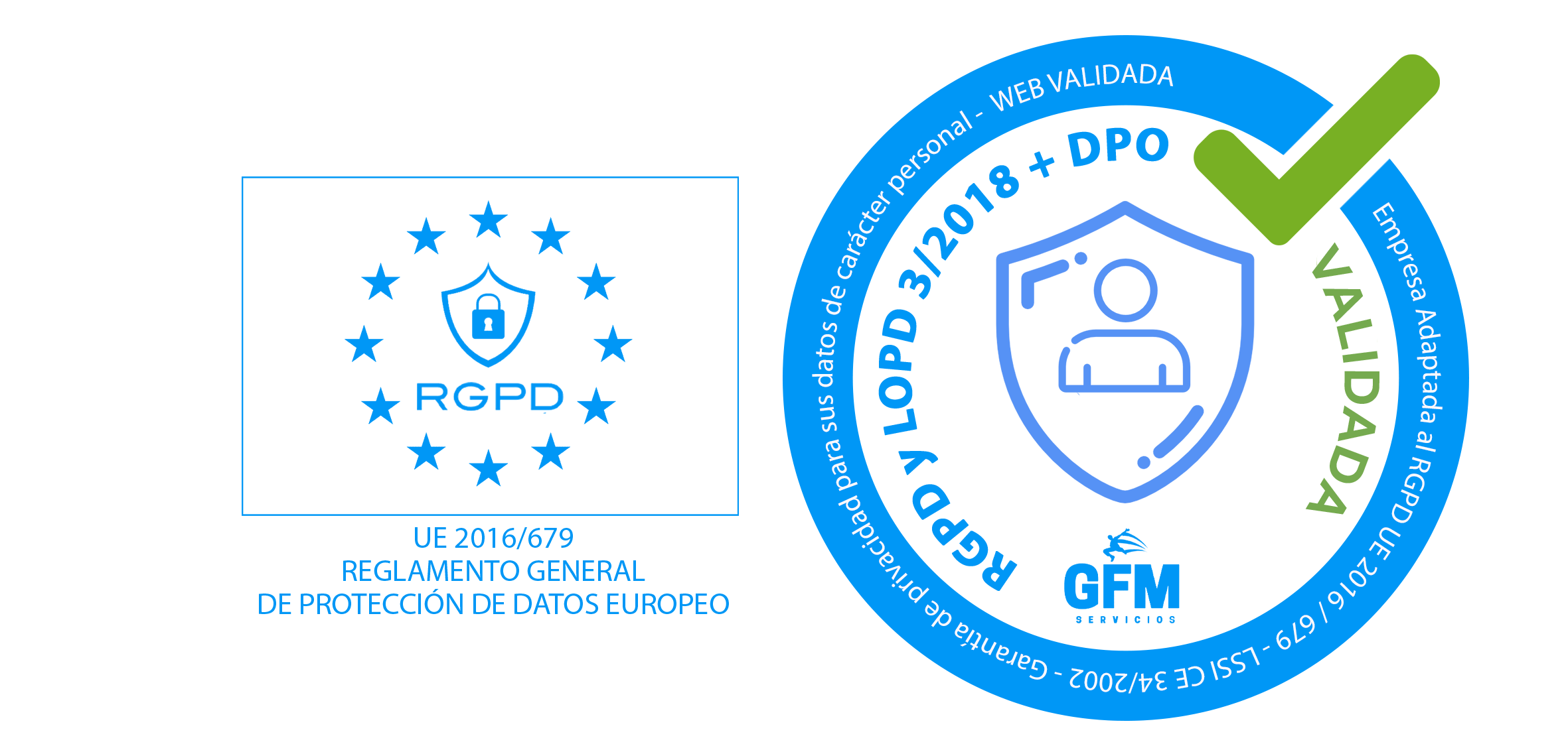 Sello de cumplimiento web de GFM Servicios